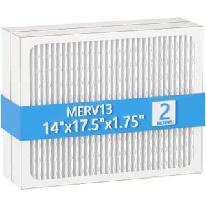 14 x 17.5 x1.75 MERV 13 Replacement Dehumidifier Filter Compatible with Santa Fe Advance90, Advance100, Advance120, Honeywell DR90 & DR120 dehumidifier Models, 2 Pack