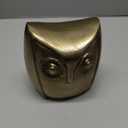 HD Design Aluminum Owl-Gold 13x12 inch