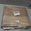 YDKGL Non Slip Bath Mat, Rubber Backing Ultra Thin Bathroom Rugs Fit Under Door Quick Dry Super Absorbent Washable Bath Rug Shower Mat for Bathroom Floor Bathtub Shower Sink, Easy Care Brown 24"x 35"