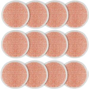 Spinwave Mop Replacement Pads for Bissell Spinwave 20399 23157 23159 2039A 2124A 20393 2039T 2039W 20391 20395 2307 2315A Hard Floor Mop Refill Heavy Scrub Pad- Part #1611297 & 1611298 (12Pack)