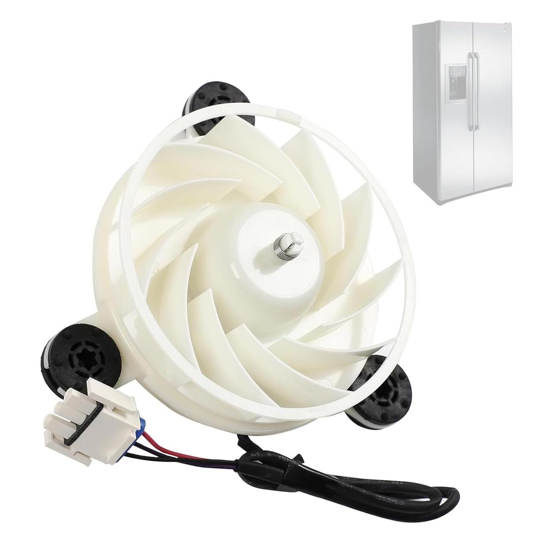 WR60X35365 Freezer Evaporator Fan Motor DC12V 2.5W Compatible with GE Freezer Refrigerator Fan Motor Replaces WR60X27189