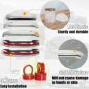 AUCERAMIC Chrome Door Handle Cover Fit for 2004-2014 Ford F150 4 Doors Tailgate Handle Cover Kit Chrome Accessories 5 PCS
