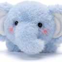 YUKOUQIAN Elephant Stuffed Animal Cute Plush Doll Toy 7 inch for Girls Boys Christmas (pa Elephant)