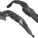 Front Inner Fender Liner Set Compatible with 2006-2011 Honda Civic Sedan Driver & Passenger Side Splash Guards Replacement for HO1248134 HO1249134 74151SNAA00 74101SNAA00