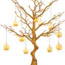 NUPTIO Gold Christmas Tree, 30 Inch Artificial Display Branch for WeddingNUPTIO Gold Christmas Tree, 30 Inch Artificial Display Branch for Wedding
Easy-Assembled Ornament Tall Manzanita Tree, Party Centerpiece, for Halloween, Easter, Holiday, Table Decoration, with Gloves
Easy-Assembled Ornament Tall Manzanita Tree, Party Centerpiece, for Halloween, Easter, Holiday, Table Decoration, with Gloves