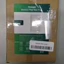 4-Pack Duplex Outlet Cover, Natural Bamboo Fiber Switch Plates and Outlet Covers, White Decorative Wall Plates for Electrical Outlets, 1 Gang Receptacle Cover, Corrosion Resistant