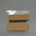 Honoson 200 Set Bookmark Holders Gift Set Kraft Paper Bookmark Sleeves Transparent Self Adhesive Bag DIY Blank Cover Display Cards for Wrapping Small Business Supplies Reading Party Favor
