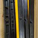 VEVOR Cable Protector Ramp, 4 Packs 2 Channels Speed Bump, Rubber Modular Humps Rated 11000 LBS Load Capacity, Protective Wire Cord Ramp Driveway Rubber Traffic Speed Bumps Cable Protector