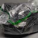 6 Pack Extra Large Moving Bags with Reinforced Handles, Heavy-Duty Storage Tote for Dorm Room Essentials with Strong Zipper,Packing Moving Boxes for College Supplies, Black