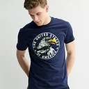 Gildan Men's T-shirt Navy Blue Color Large