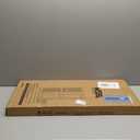 Ekena Millwork Lifetime Vinyl LL1S14X03100BL Standard Cathedral Top Center Mullion, Open Louver Vinyl Shutters, w/Installation Shutter-Lok's & Matching Screws (Per Pair), 14 1/2"W x 31"H, Black