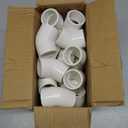 20Pack 1" 45 Degree PVC Elbow Pipe Fitting Connector (Socket x Socket) Furniture Build Grade SCH40 1 Inch 45 Degree Elbow PVC Corner Adapter for Home Sewer Plumbing Water Line