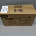 KOMUEE 10 Pack Glass Food Storage Containers, Meal Prep Containers with Lids, Airtight Glass Lunch Boxes, Freezer, Oven, and Microwave Safe (Gray)