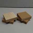 Bright Creations Unfinished MDF Wood Blocks for Crafts, 1 in Thick Wooden Square Blocks (4x4 in, 4 Pack)