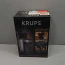 KRUPS Flat Burr Coffee Grinder Electric, 18 Adjustable Grind Settings, 2-20 Cups per Grind, Single Touch, Coffee Bean and Spice Grinder, Stainless Steel, Black
