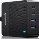 100W USB C Charger, UtechSmart 4-Port Fast Charger Station, Wall Charger Block Power Adapter Compatible with MacBook Pro/Air, iPad, iPhone 14 Pro, Galaxy, Steam Deck,