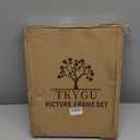 12x16 Picture frame set of 3, Woode frames brown Wall Mounting Horizontally or Vertically, 12 by 16 Wall Gallery Poster Photo Frame with Shatter Resistant Plexiglass,best gift