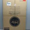 Loddie Doddie Magnetic Chalkboard & Magnet Board - 24"x36", White - Porcelain Enamel & Chalkboard Calendar - Photo & Magnet Display - Rustic Farmhouse Charm & Kitchen Menu Board