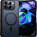 NO.1 Magnetic for Google Pixel 10 Pro Fold Case Compatible with MagSafe [Military Grade Drop Tested][Translucent Matte][Anti-Fingerprint] Soft Silicone Bumper for Google 10 Pro Fold Case,Black