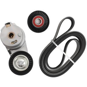 38323 Serpentine Belt Drive Component Kit, Fit for Dodge Ram 1500 2500 2009-2010, Fit for Ram 1500 2500 3500 2011-2018, V8 5.7L, Belt Tensioner Idler Pulley Kit# 4861660AA 38018 6PK2020