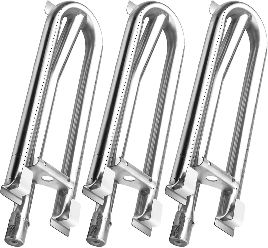 19-1/8" Stainless Steel Burner Replacement Parts for DCS 27" 36" 48" 27DBQ 27DBR 27DSBQ, 27DSBQR, BGA36-BQARL, BGA36-BQARN CharmglowBrinkmann 810-8905-S, 810-8907-S Gas Grill3pack