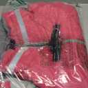 FUAMEY Dog Coat for Large Dogs,Waterproof Dog Winter Jacket with Harness Built in Puppy Cold Weather Coats Reflective Pet Vest with Zipper Warm Fleece Dogs Snowsuit Windproof Pink XXL (XXL(chest:35in), Rose Red)