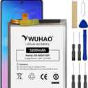 WUHAO for Galaxy A71 Battery, EB-BA907ABY Battery [Upgraded 5200mAh] for Samsung Galaxy A71 5G SM-A7160 SM-A716U SM-A716U1 with Repair Tool Kit