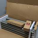 TONIAL1 Inch Double Curtain Rods for Windows 66 to 120 Inches (6-12ft), Heavy Duty Decorative Drapery Rod for 32 to 144 Inches (5.75-11.7ft) with Classic Cap Finial, Antique Silver