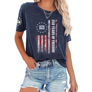 Womens 4th of July Shirt USA Flag Crop Tank Tops Patriotic Sleeveless Independence Day Graphic Tee (XL)