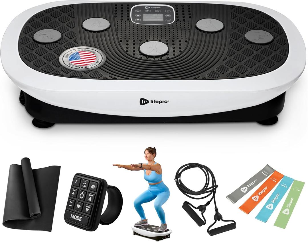 Lifepro Rumblex 4D Vibration Plate Exercise Machine with 7 Training Modes