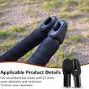 2Pcs Adapters for SRAM AXS Wireless Blips | Recumbent Bar Mounts | Aerodynamic End Cap Design | Secure Attachment-Easy Access-Minimizes Drag | for Time Trial and Road Bikes