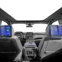 Karltys Upgrade 2 Pack 2021~2025 2026 GMC Yukon Denali/Chevy Tahoe/Suburban Screen Protector Accessories 12.6-Inch [No Glare & Fingerprint] for Rear Seat Media Display Protector Tempered Glass