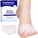 Toe Separators for Women - Podiatrist Recommended, Toe Spacers for Men, Breathable Bunion Corrector, Plantar Fasciitis(1 Pair)