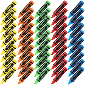 30 Pcs 2.5 Inch Crayon Erasers Bulk Fun Kawaii Cute Colorful Erasers for Birthday Gifts Party Favor Prize Supplies