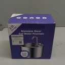 Cat Water Fountain Stainless Steel: 74oz/2.2L Cat Fountain for Drinking - Pet Water Fountain for Cats Inside - Quiet Cats Water Bowl Dispenser - Kitty Drinking Fountains - for Pets& Small Animals