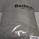 Bedsure Comforter Set King Size - Cotton Fabric with Microfiber Inner Fill, Grayish Olive Green Soft Bed Set for All Seasons, 3 Pieces, 1 Comforter (104" x 90") and 2 Pillow Cases (20" x 36")