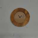 Samhita Round Photo Frame Wooden Stylish Picture Frame Home Dcor for Tabletop Display, Photo Display Frames. (Photo Size 4" x 4")