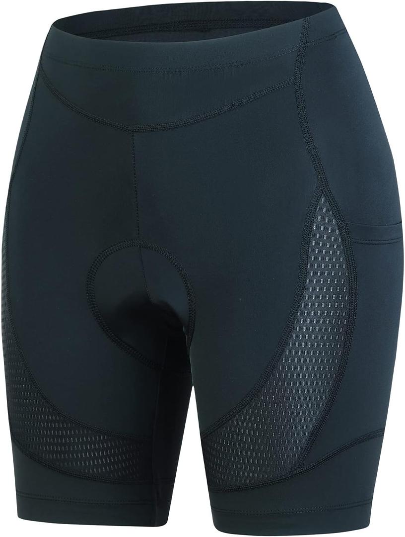 beroy Womens Cycling Shorts (Small, 313black)