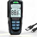 RDINSCOS Rechargeable Pinless Moisture Meter, 19mm Depth