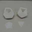 Large Polyhedral Dice Resin Mold - 2 Styles With Letter Number Silicone Mold for Epoxy Resin Crafts, DIY Room Decorations, RPG Games, DND, and Candle Making