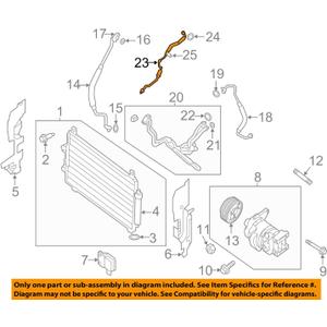 Genuine Nissan Parts - Pipe Assy-Front Cooler,High (92440-9NB0A)