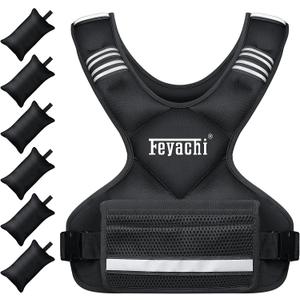 Feyachi Adjustable Weighted Vest - 12 lbs X Type Weight Vest