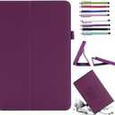 zukof Case for All-New Fire Max 11 (2023) Protective Cover Premium PU Leather Folding Stand Folio Cover for Amazon Fire Max 11 inch Tablet (13th Generation, 2023 Release) with Auto Wake/Sleep (Purple)