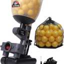 Furlihong 692BH Baseball Pitching Machine, Use Ping Pong Size Training Balls for Visual Acuity and Hitting Accuracy Improvement, Powered by Batteries or AC Power, Includes 60 pcs Balls
