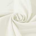 6 Pack Ivory Tablecloth 90 x 156 Inch Table Cloth for 8 Foot Rectangle Tables, Wrinkle Resistant Washable Polyester Fabric Table Covers for Party, Wedding,Dining,and Banquet