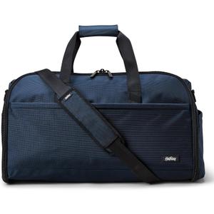 Halfday Convertible 2-in-1 Premium Garment Duffel Weekender Bag 45L: Wrinkle-Free Travel (Hanging Suit Compartment, Shoe Pockets, Trolley Sleeve), Balistic Nylon Carry-on, Pacific