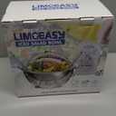 LIMOEASY Iced Salad Bowl, 4.5 Qt Large Chilled Serving Bowl with Lid for Parties, Ice Bowls to Keep Veggie, Fruit, Potato, Pasta Cold, Unique Gift for Women