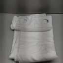 White No Hook Shower Curtain with Snap-in Fabric Liner Set,Slub Textured Fabric Shower Curtains for Bathroom,Hotel Style Modern Shower Curtain,Water Repellent & Washable,71x74(72)