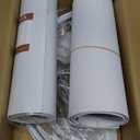 Pure-White Drum Lamp Shades Set of 2 Large Lampshade 16``Top x 16``Bottom x 12``High(Spider) Modern Lamp Shade for Table and Bedside Lamp - Lampshade Replacement