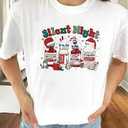 Silent Night Shirt Christmas Nurse T Shirt Small